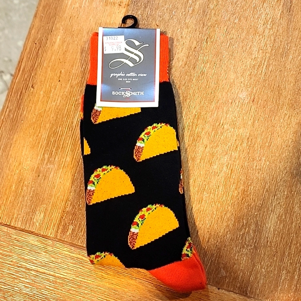 Taco Print Socks